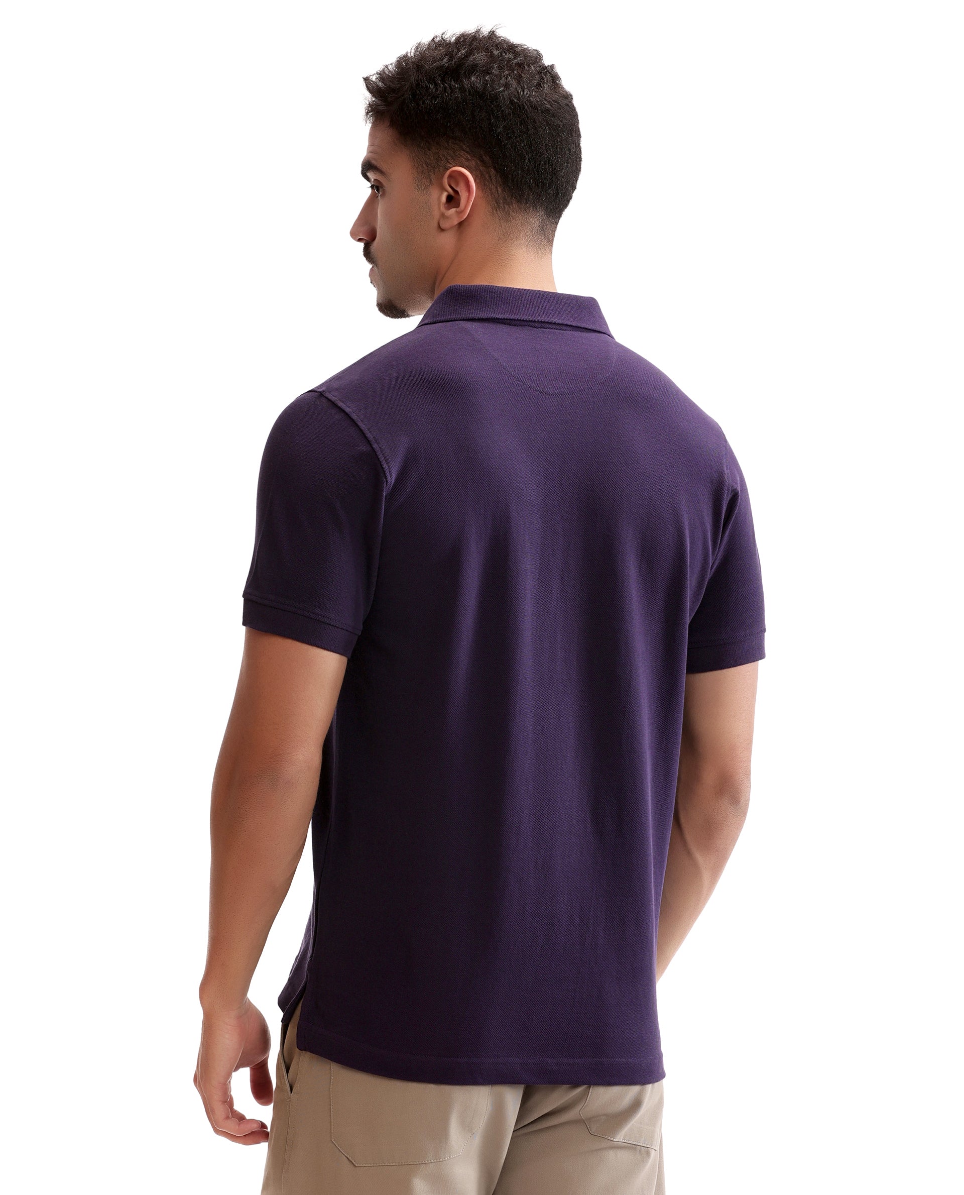 Deep Purple Pique Polo